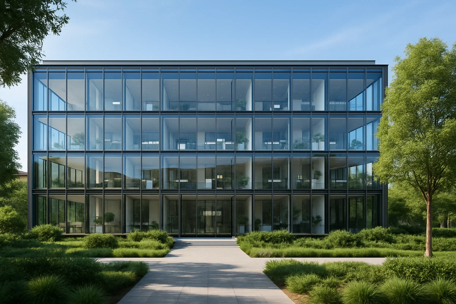 Business center moderno e sostenibile a Roma